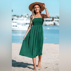 CUPSHE Leona Smocked Cami Dress